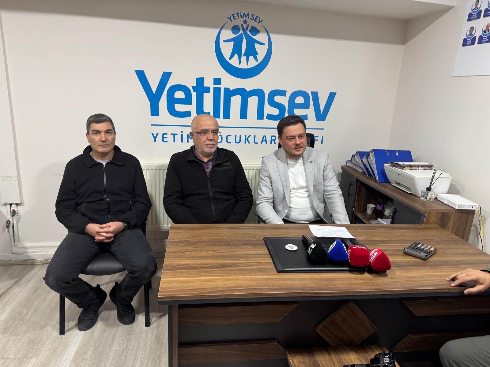 YETİMSEV VAKFI BASIN TOPLANTISI DÜZENLEDİ.